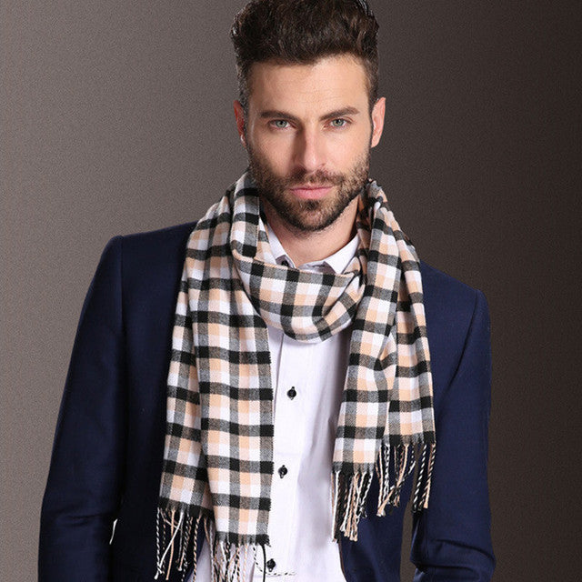 Men Fashion Winter Warm Scarves