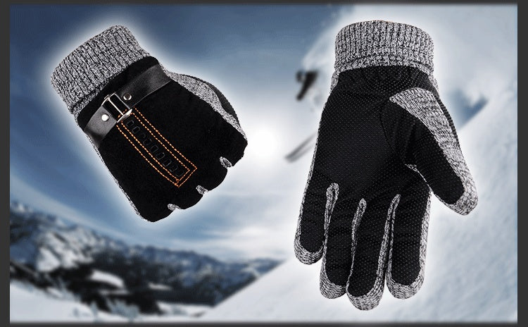 Men Winter Cycling Leisure Gloves