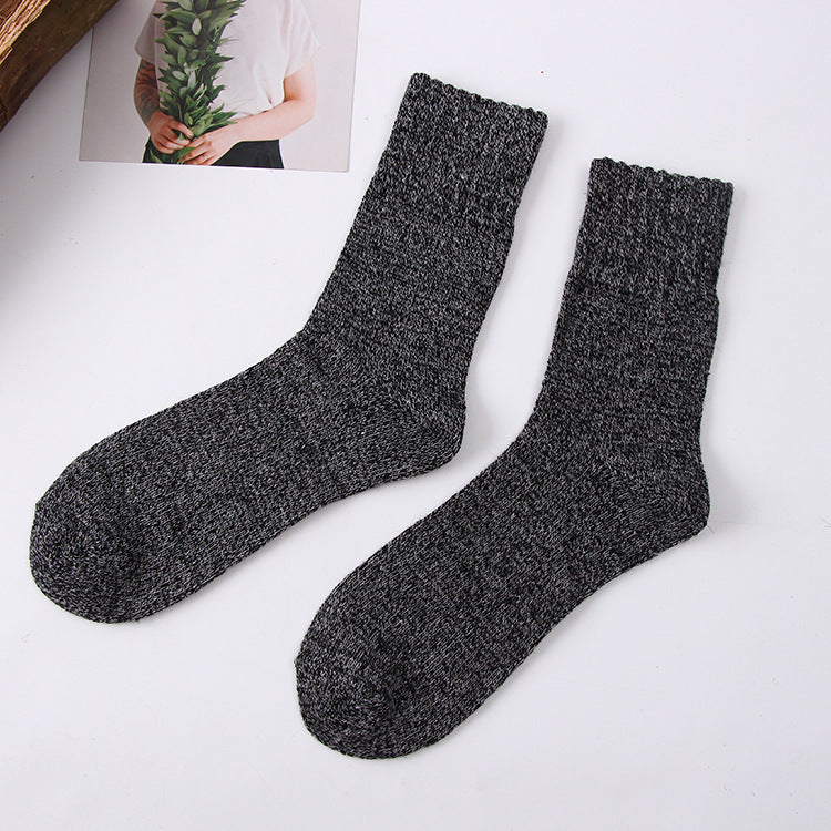 Men Winter Terry Wool Socks