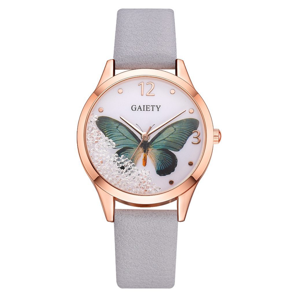 Women Luxury Removable Butterfly Watche