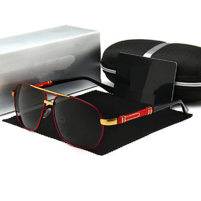 Men Polarized Square Frames Sunglass