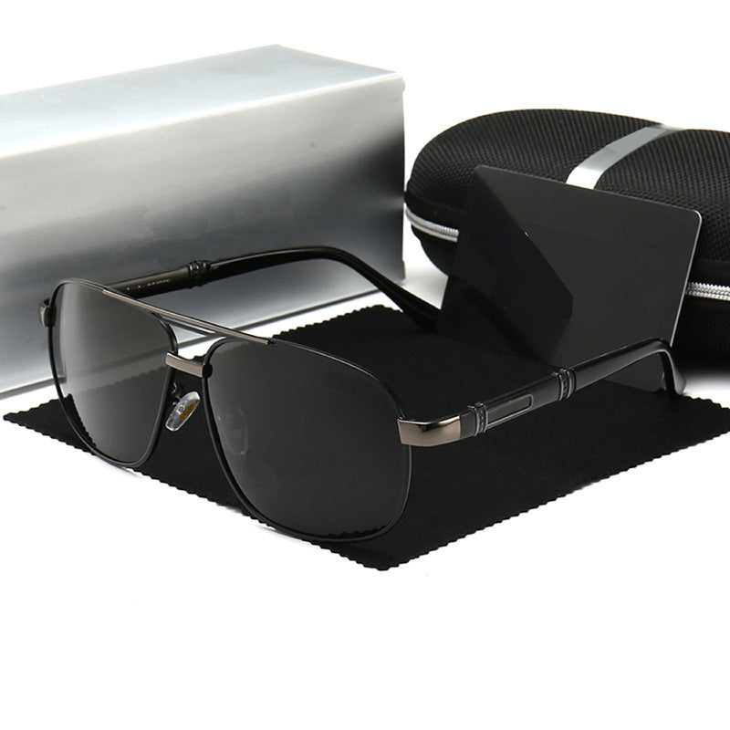 Men Polarized Square Frames Sunglass