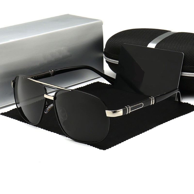 Men Polarized Square Frames Sunglass