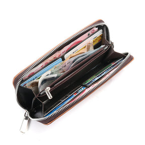 Men's Fashion Clutch Leather Wallets