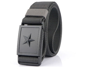 Men's Canvas Magnetic Buckle Belt