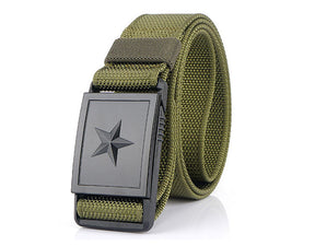 Men's Canvas Magnetic Buckle Belt