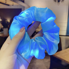 Women LED Luminous Scrunchies Hairband