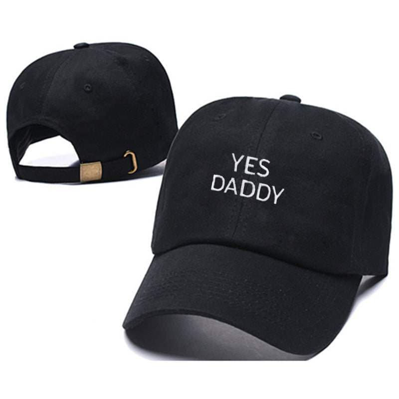 Men's Yes Daddy Embroidery Hip-Hop Hat