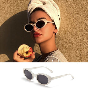 Women Retro Oval Comfortable Sunglasses