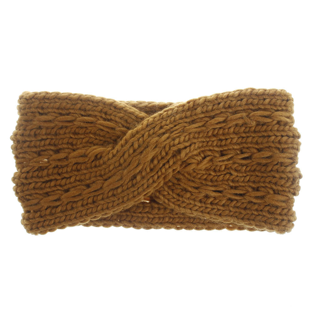 Women Acrylic Thick Wool Knitted Headband