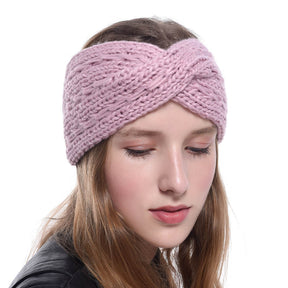 Women Acrylic Thick Wool Knitted Headband