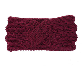 Women Acrylic Thick Wool Knitted Headband