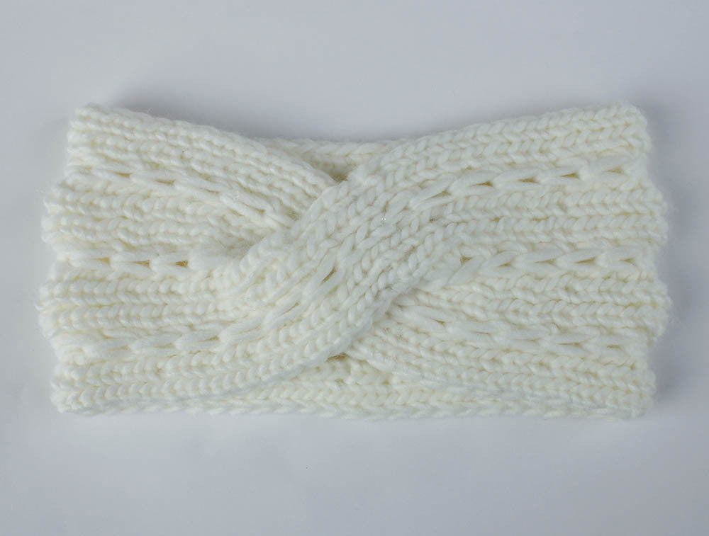 Women Acrylic Thick Wool Knitted Headband