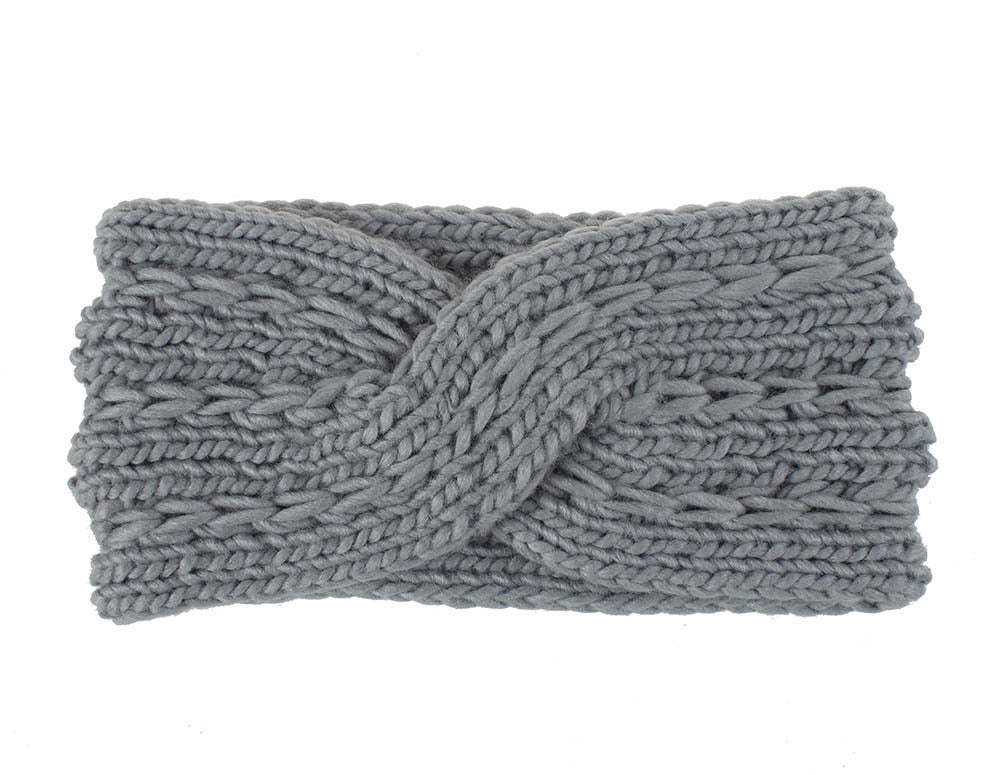 Women Acrylic Thick Wool Knitted Headband