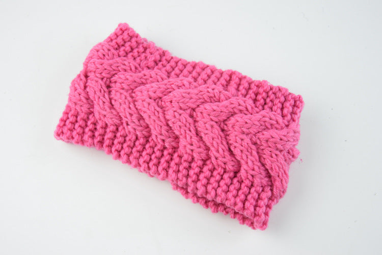 Women Acrylic Thick Wool Knitted Headband