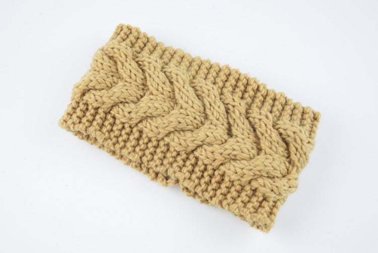 Women Acrylic Thick Wool Knitted Headband