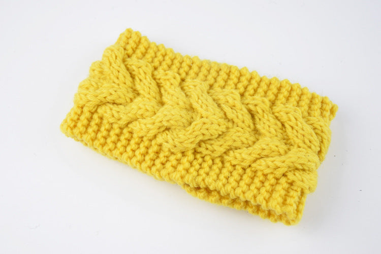 Women Acrylic Thick Wool Knitted Headband