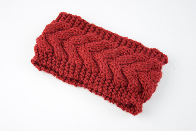 Women Acrylic Thick Wool Knitted Headband