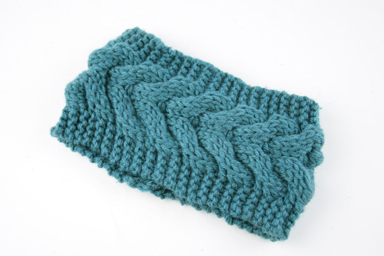 Women Acrylic Thick Wool Knitted Headband