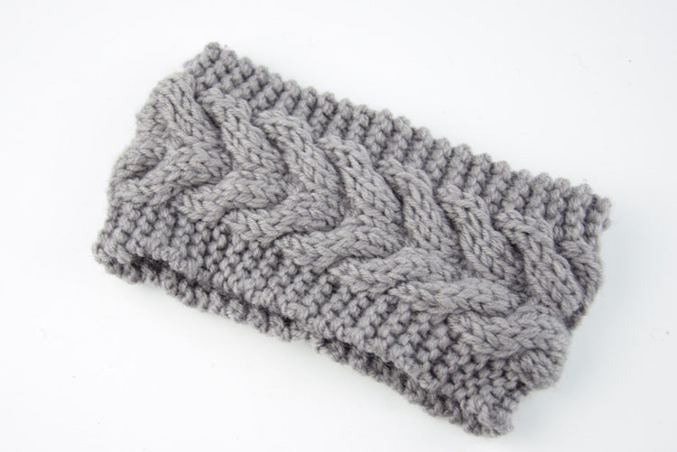 Women Acrylic Thick Wool Knitted Headband