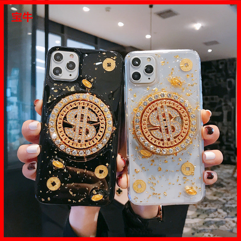 3D Diamond Dollar Turnplate Phone Case