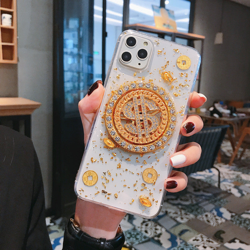 3D Diamond Dollar Turnplate Phone Case