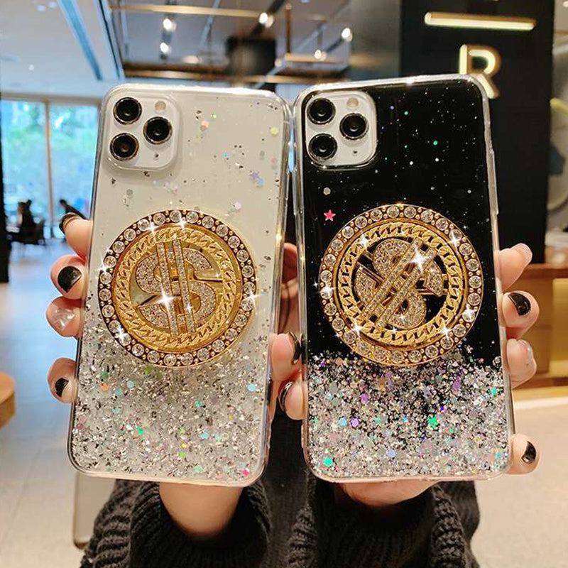 3D Diamond Dollar Turnplate Phone Case