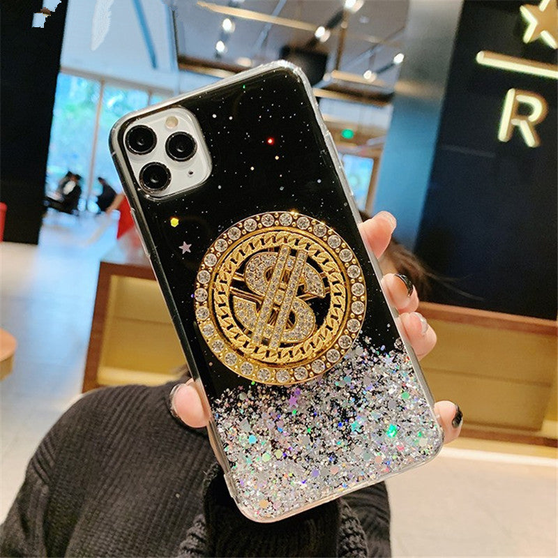 3D Diamond Dollar Turnplate Phone Case