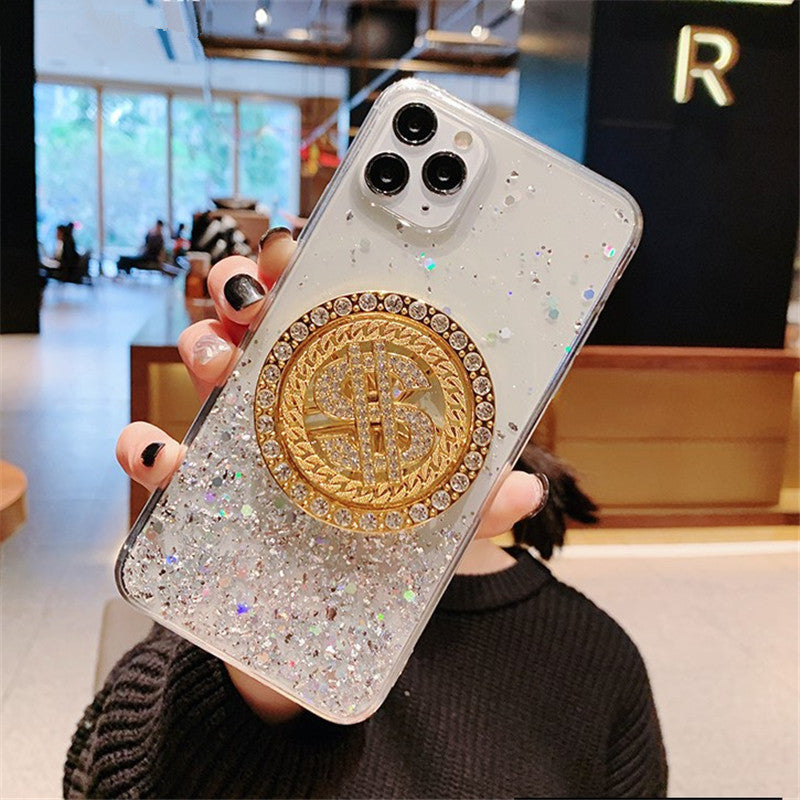 3D Diamond Dollar Turnplate Phone Case