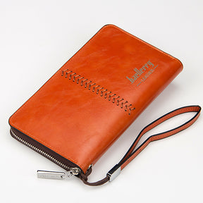 Men's Multifunctional  Leather Clutch Wallet