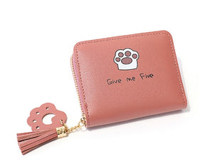 Female Super Cute Cat Paw Coin-Purses