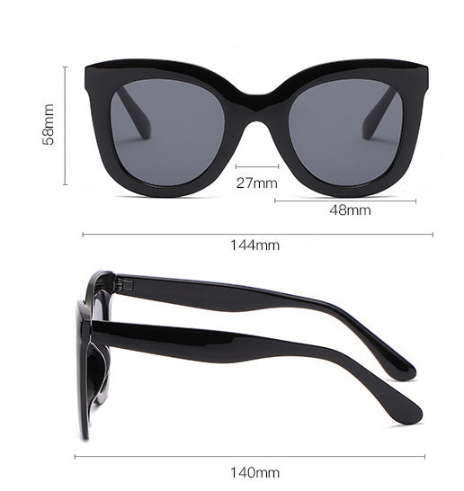 Women Large Rim Sunglasses