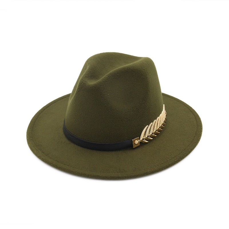 Women Fedora Woolen Jazz Hat