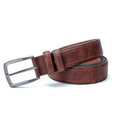 Men Vintage Luxury Split Leather Belt