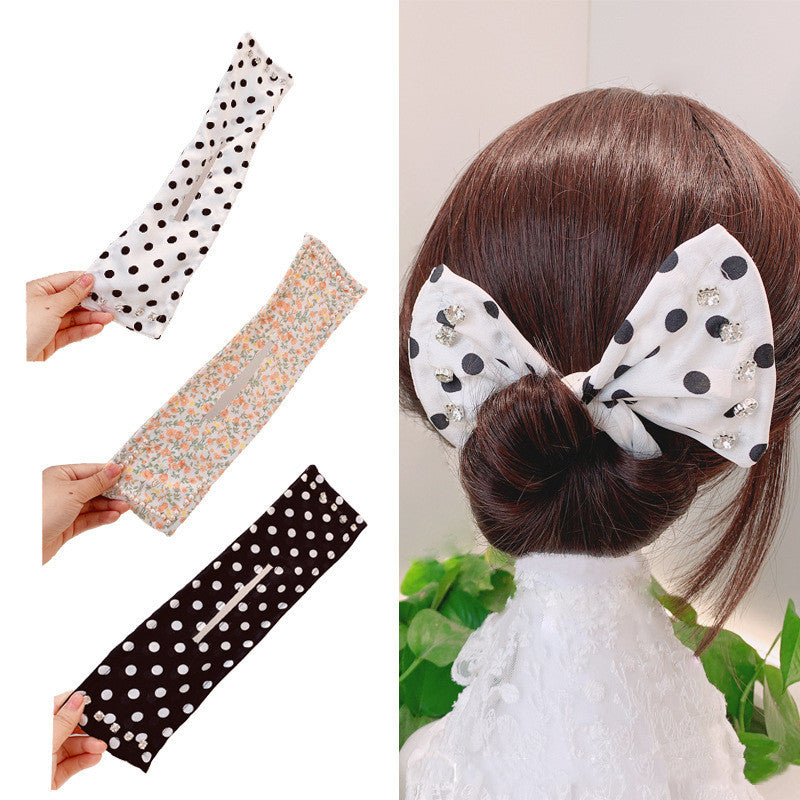 Women Elegant Solid Print  Hairstyle Tools