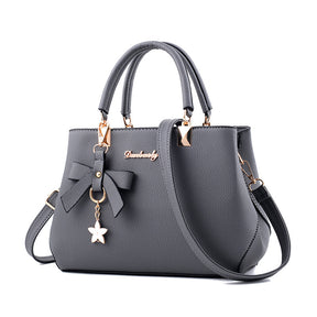 Women  Bowknot Star Pendant Totes Bag