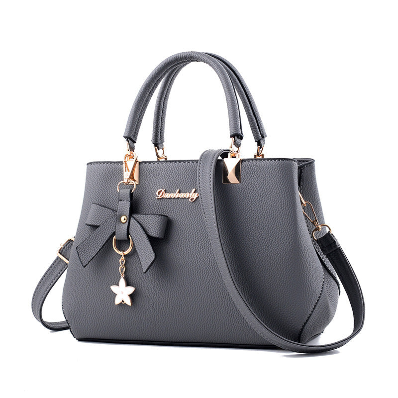 Women  Bowknot Star Pendant Totes Bag