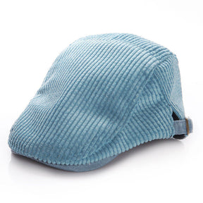 Girl Compatable Beret Corduroy  Warm Hat