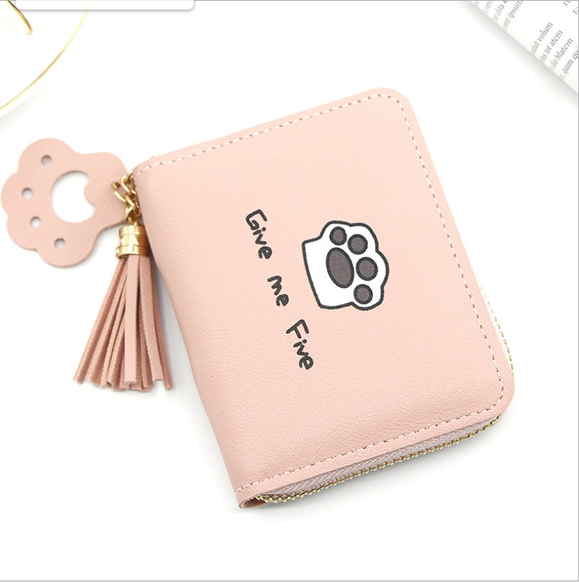 Female Super Cute Cat Paw Coin-Purses