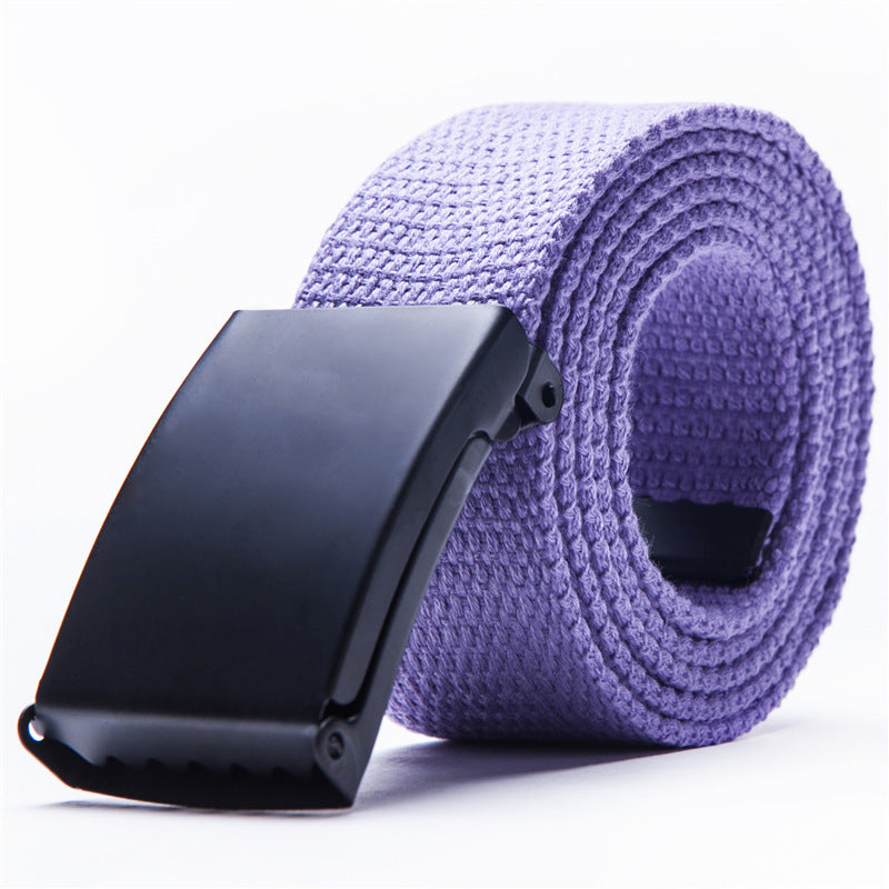 Women Candy-colored Fashionable Canvas Belt