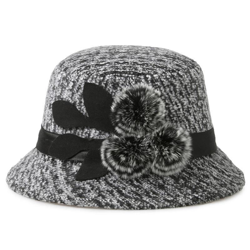 Women Woolen Basin Hat