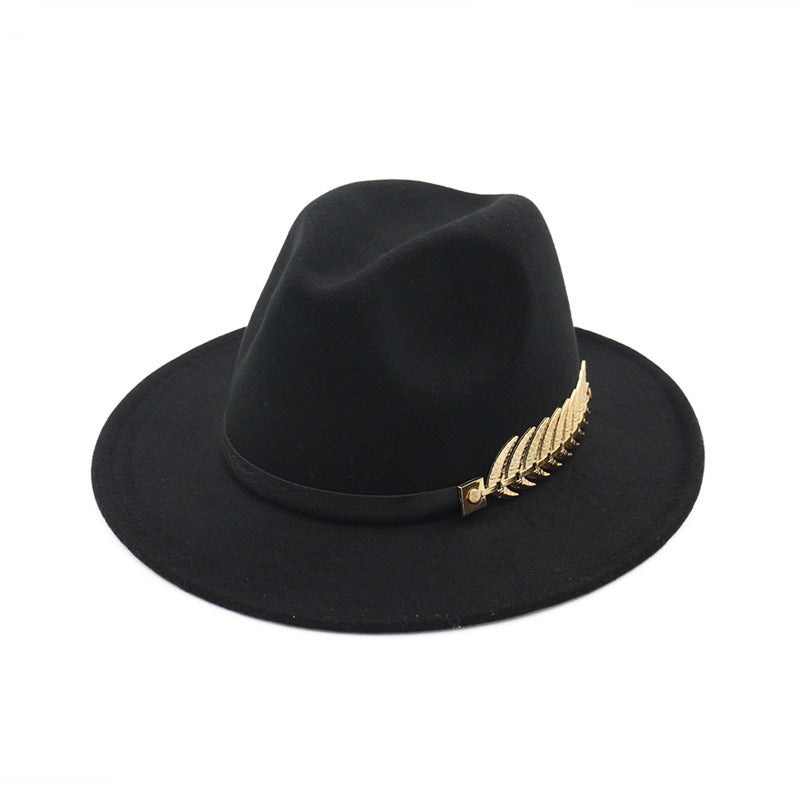 Women Fedora Woolen Jazz Hat