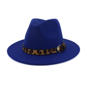 Fedora  Leopard Print Hat