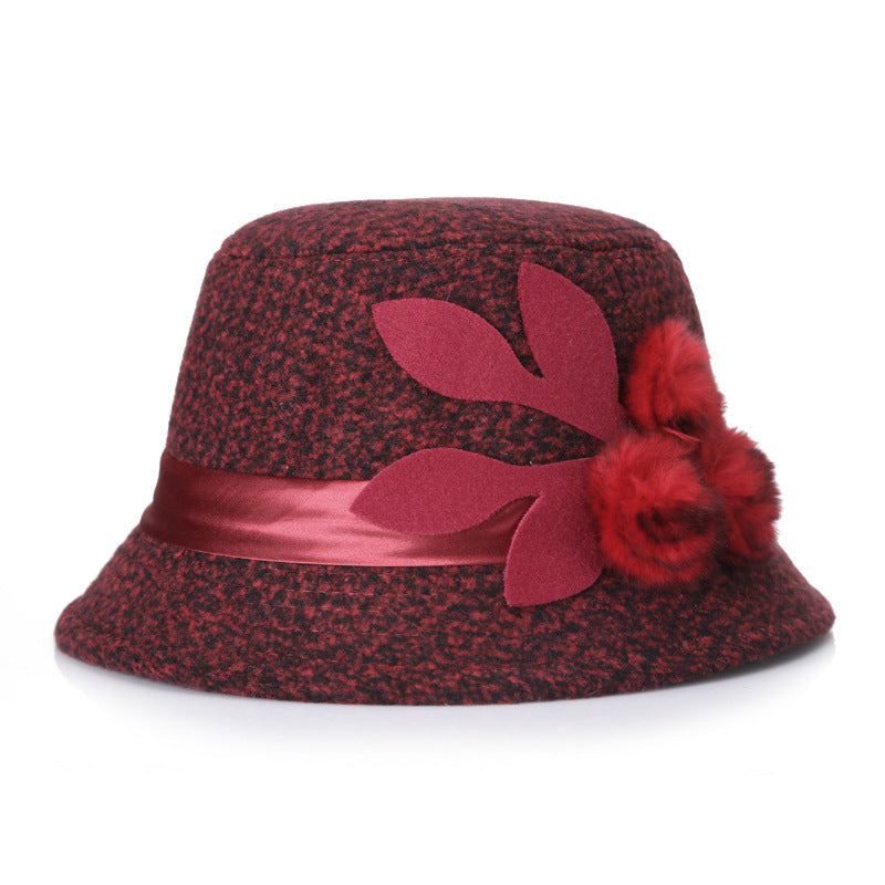 Women Woolen Basin Hat