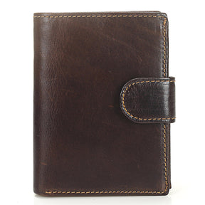 Men's Short Leather Wallet Vintage