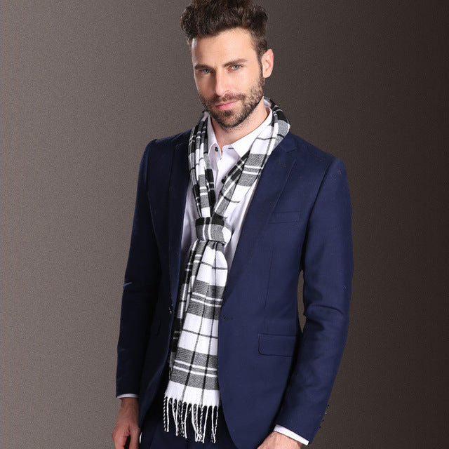 Men Fashion Winter Warm Scarves