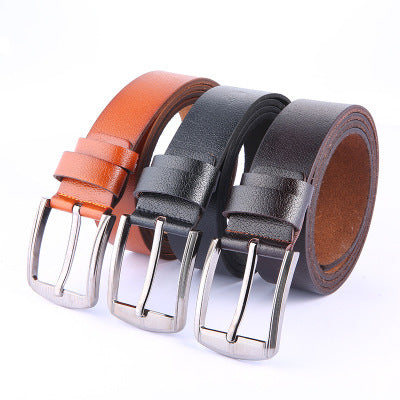 Men Simple Pin Buckle Casual Belt