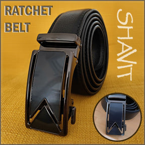 Mens Automatic Buckle Microfiber Leather Belt