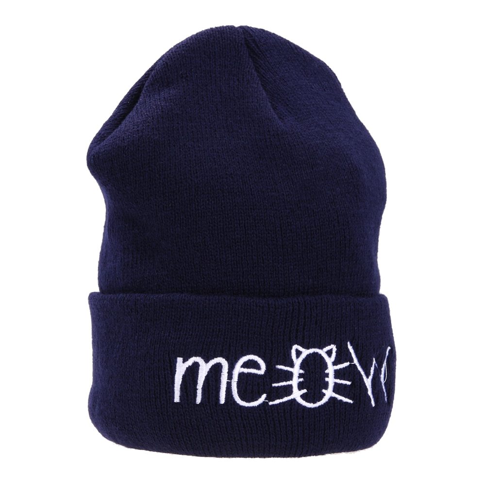 Women Casual Knitted Wool   Hip Hop Hat