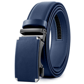 Men's Fashion Veneer Automatic Alloy Buckle Cowhide Belt